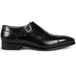 Paul Stuart Giordano Monkstrap Shoes Black