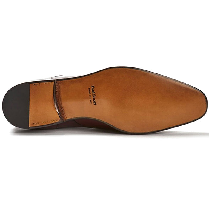 Paul Stuart Giordano Monkstrap Shoes Bordo