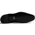 Paul Stuart Hades II Velvet Lace-Up Shoes Black