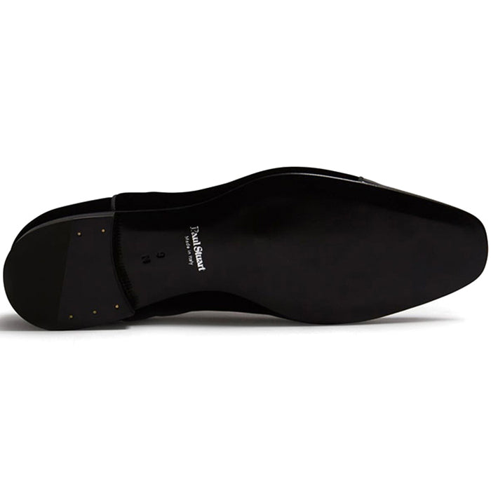 Paul Stuart Hades II Velvet Lace-Up Shoes Black