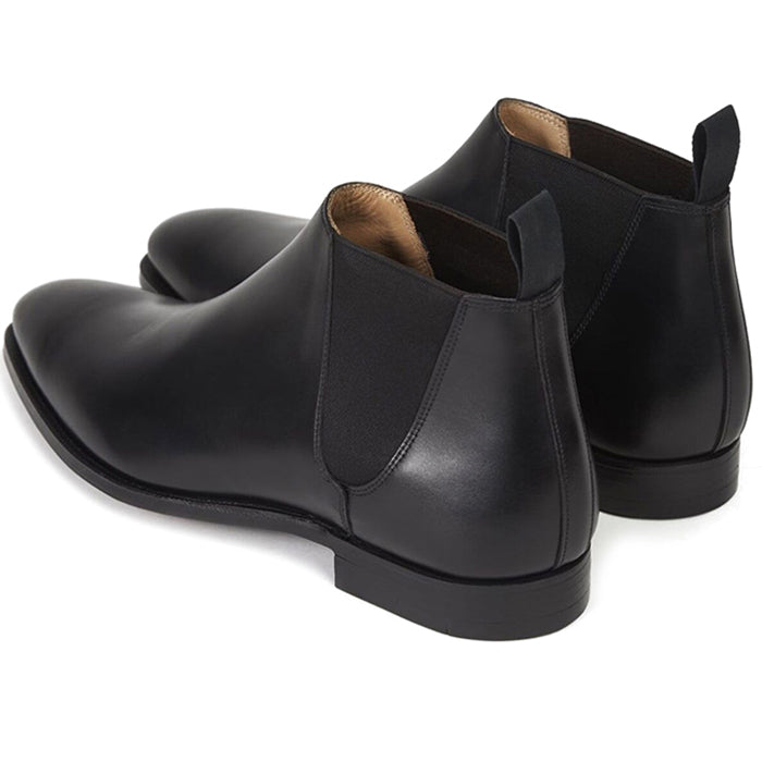 Paul Stuart Half Chelsea Boots Black