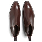 Paul Stuart Half Chelsea Boots Chestnut Brown