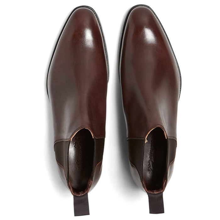 Paul Stuart Half Chelsea Boots Chestnut Brown