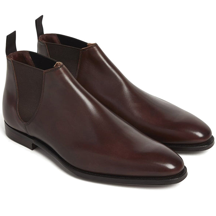 Paul Stuart Half Chelsea Boots Chestnut Brown