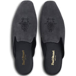 Paul Stuart Hamilton Suede Slip-On Charcoal