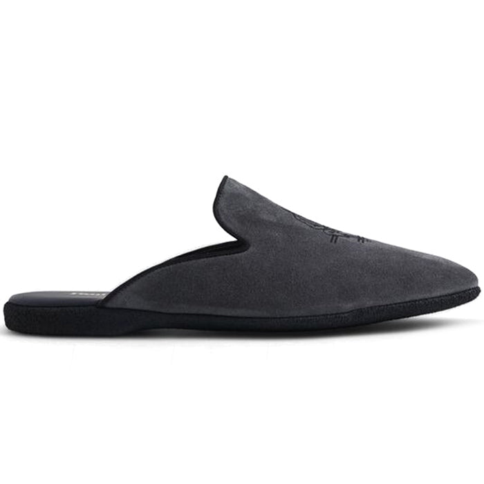 Paul Stuart Hamilton Suede Slip-On Charcoal