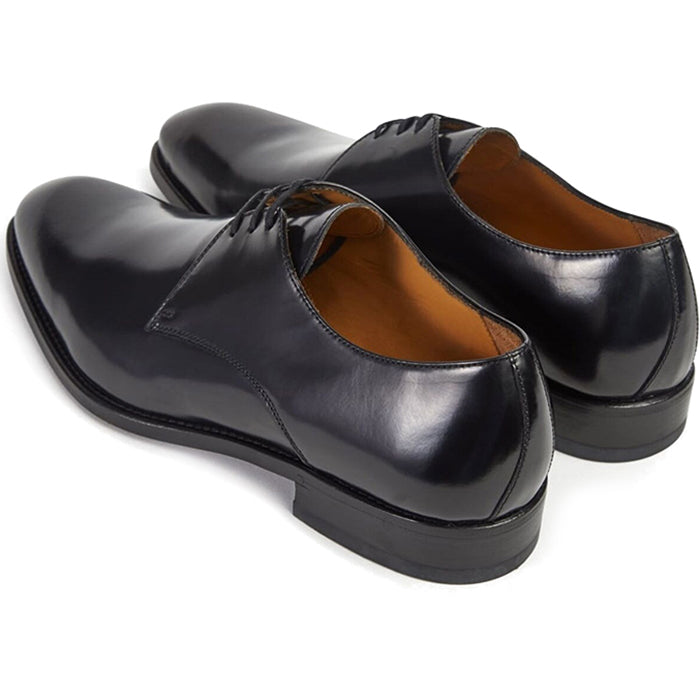 Paul Stuart Hancock Plain Toe Blucher Black