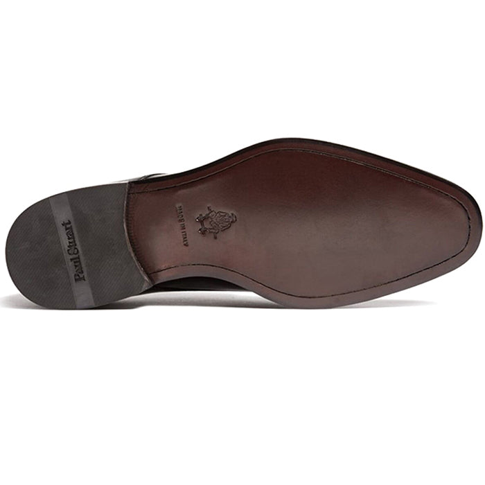 Paul Stuart Hancock Plain Toe Blucher Black