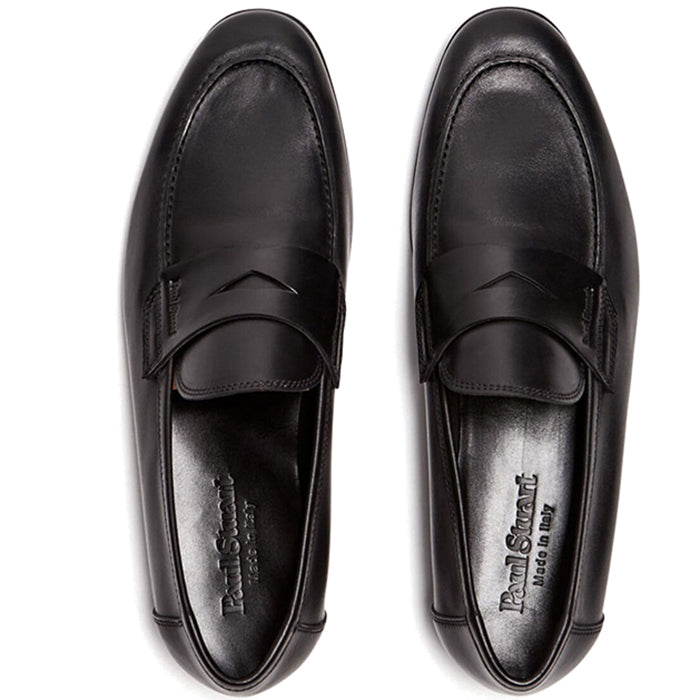 Paul Stuart Harlan Penny Loafer Black