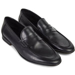 Paul Stuart Harlan Penny Loafer Black