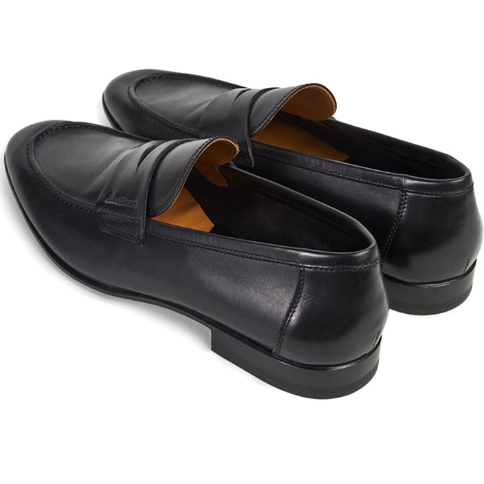 Paul Stuart Harlan Penny Loafer Black