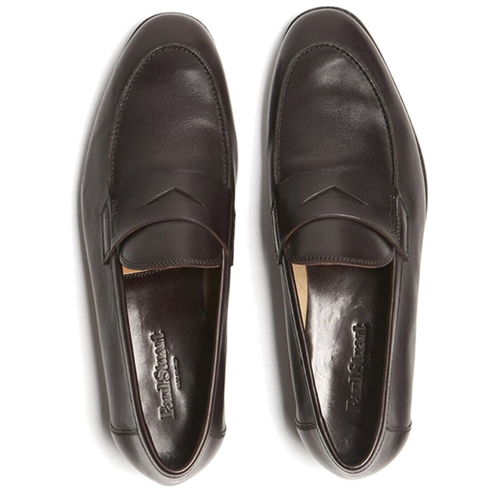 Paul Stuart Harlan Penny Loafer Dark Brown