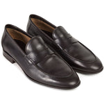 Paul Stuart Harlan Penny Loafer Dark Brown