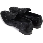 Paul Stuart Harrier Calf Hair Studded Shoes Black