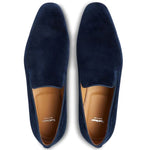 Paul Stuart Harrier III Velvet Shoes Blue 