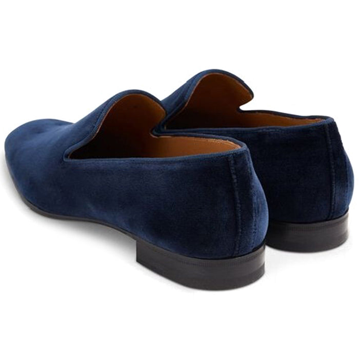 Paul Stuart Harrier III Velvet Shoes Blue 