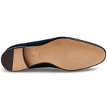 Paul Stuart Harrier III Velvet Shoes Blue 