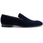 Paul Stuart Harrier III Velvet Shoes Blue 