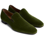 Paul Stuart Harrier III Velvet Shoes Cactus