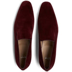Paul Stuart Harrier III Velvet Shoes Crimson