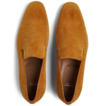 Paul Stuart Harrier III Velvet Shoes Gold
