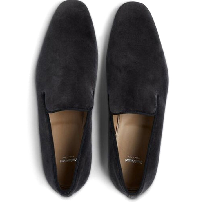 Paul Stuart Harrier III Velvet Shoes Grey