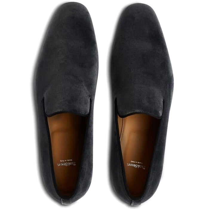 Paul Stuart Harrier III Velvet Shoes Grey
