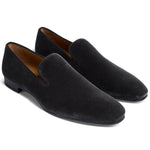 Paul Stuart Harrier III Velvet Shoes Grey