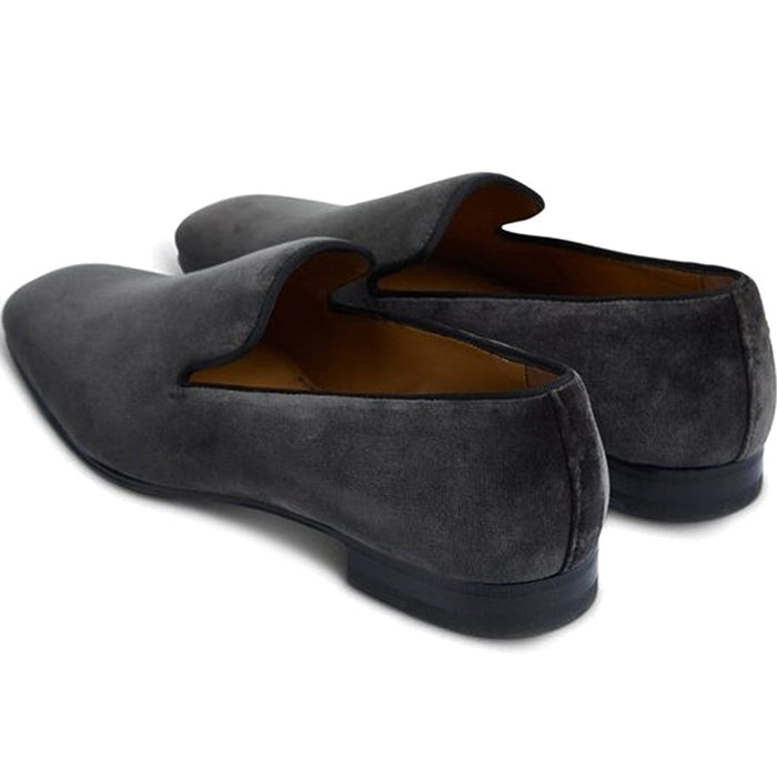Paul Stuart Harrier III Velvet Shoes Grey