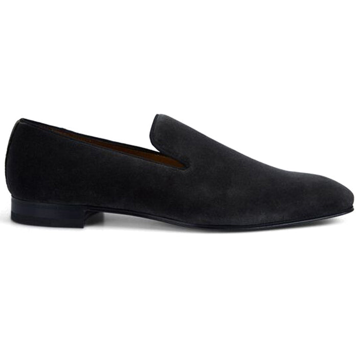 Paul Stuart Harrier III Velvet Shoes Grey