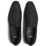 Paul Stuart Harrier Woven Slip-On Pump Shoes Black
