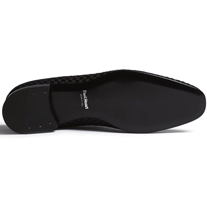 Paul Stuart Harrier Woven Slip-On Pump Shoes Black