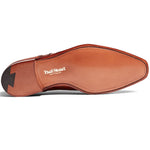 Paul Stuart Hawthorne Double Monk Strap Shoes Chestnut