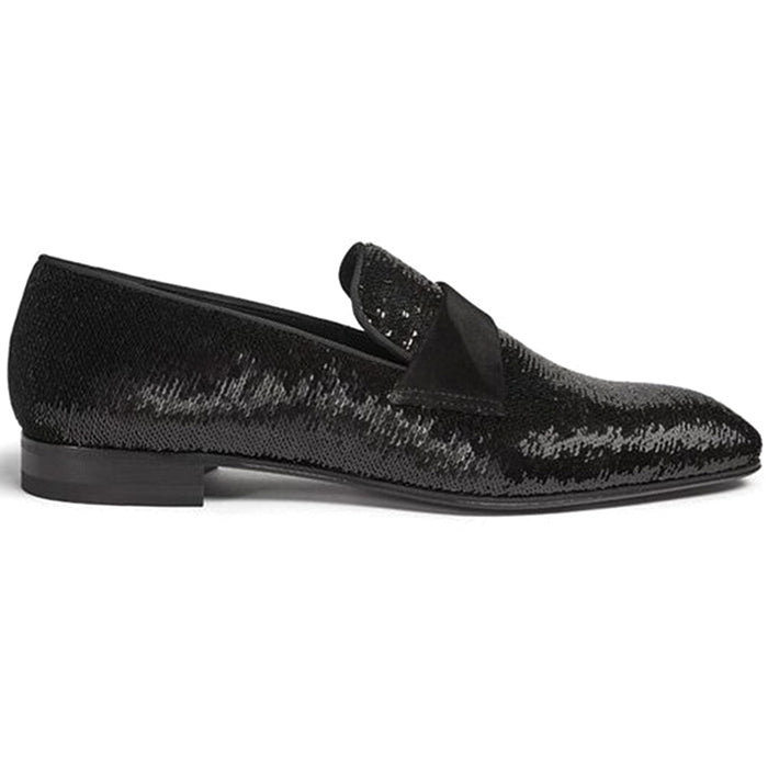 Paul Stuart Heron Formal Sequins Slip On Black
