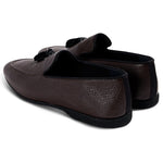 Paul Stuart Hope Leather Slip-On Shoes Brown
