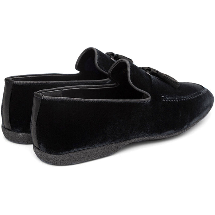 Paul Stuart Hope Velvet Slip-On Black