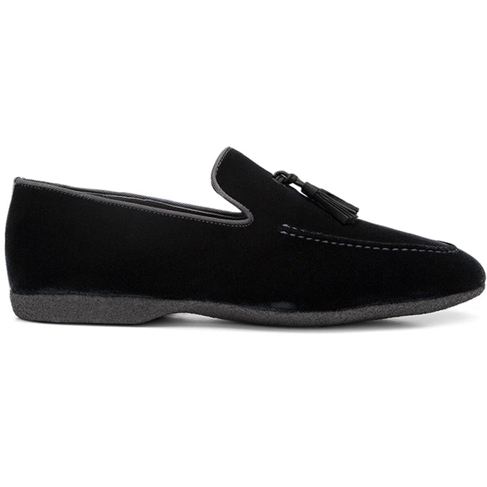 Paul Stuart Hope Velvet Slip-On Black