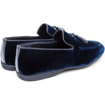 Paul Stuart Hope Velvet Slip-On Blue