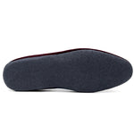 Paul Stuart Hope Velvet Slip-On Dark Wine