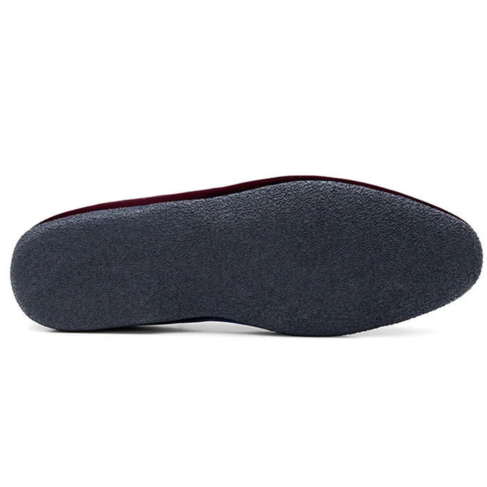 Paul Stuart Hope Velvet Slip-On Dark Wine