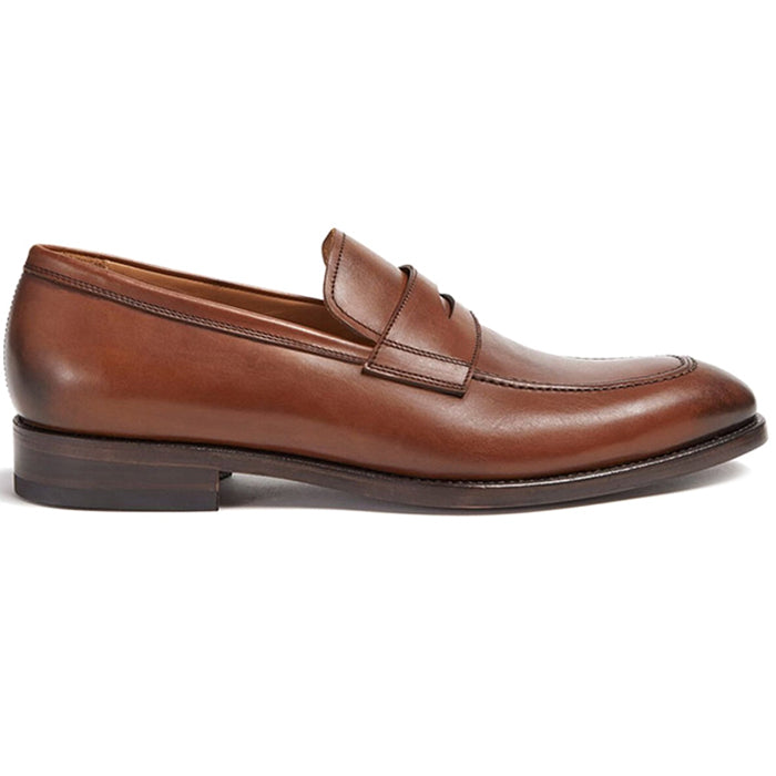 Paul Stuart Lane Penny Loafer Light Brown