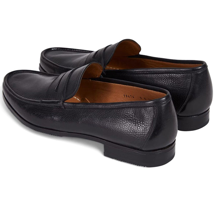 Paul Stuart Lark Penny Loafer Black