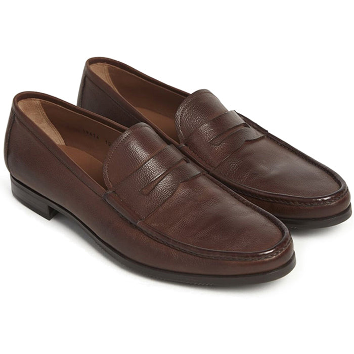 Paul Stuart Lark Penny Loafer Tobacco