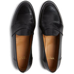 Paul Stuart Lee Calfskin Penny Loafer Black