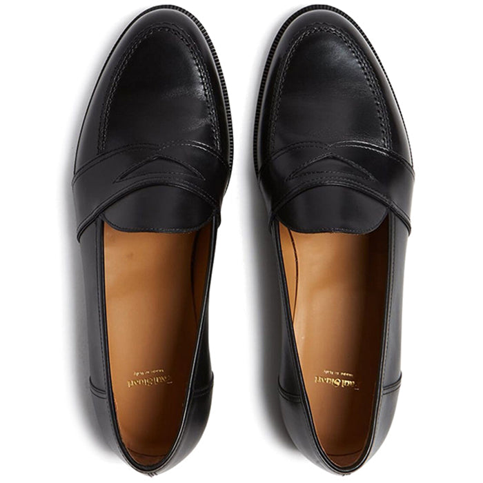 Paul Stuart Lee Calfskin Penny Loafer Black