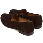 Paul Stuart Lee Suede Penny Loafer Brown
