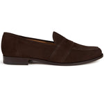 Paul Stuart Lee Suede Penny Loafer Brown