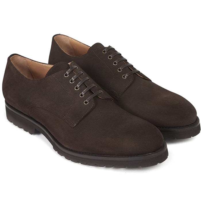 Paul Stuart Leon Suede Lace Up Derby Brown
