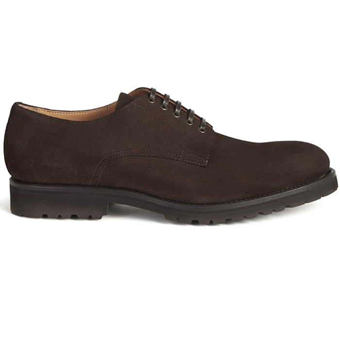 Paul Stuart Leon Suede Lace Up Derby Brown