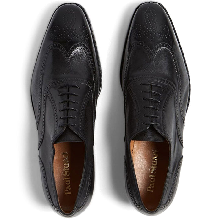 Paul Stuart Lex Wing Tip Oxford Black